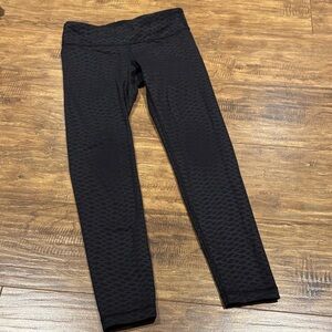 Ivivva Black Textured Kids Leggings
